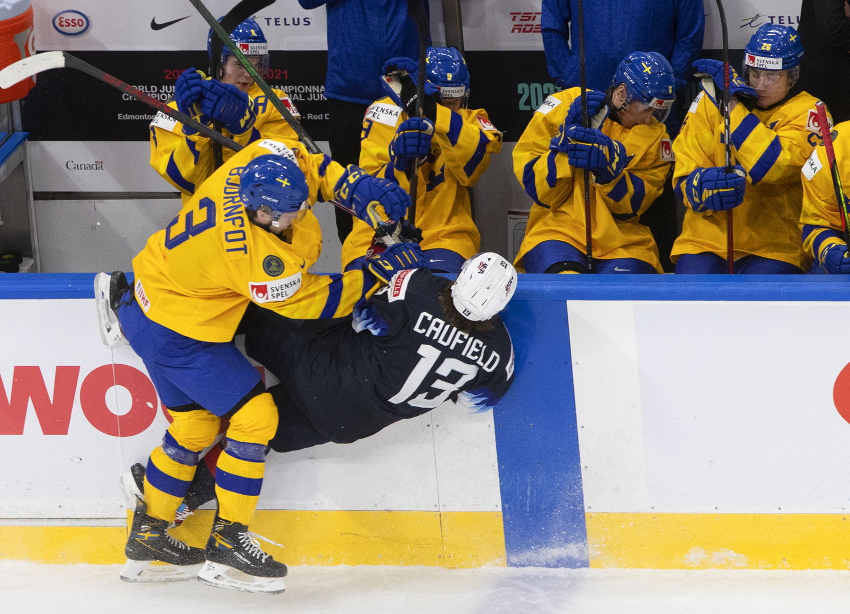 World Juniors USA Sweden Hockey